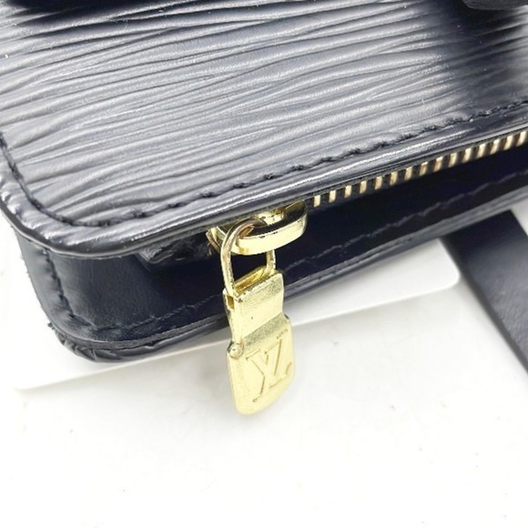 LOUIS VUITTON Bag Epi Croisette PM M52492 Black Tote LV - Picture 10 of 11